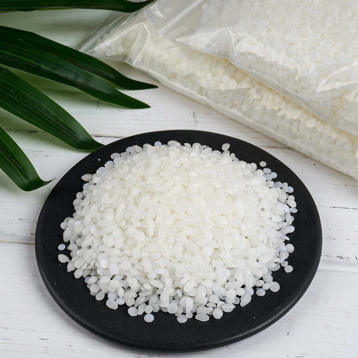 Candle Making Raw Material - 白い蜜蝋純粋な天然粒状バッグ DIY キャンドル作り材料無臭ワックス粒子原料手芸用品