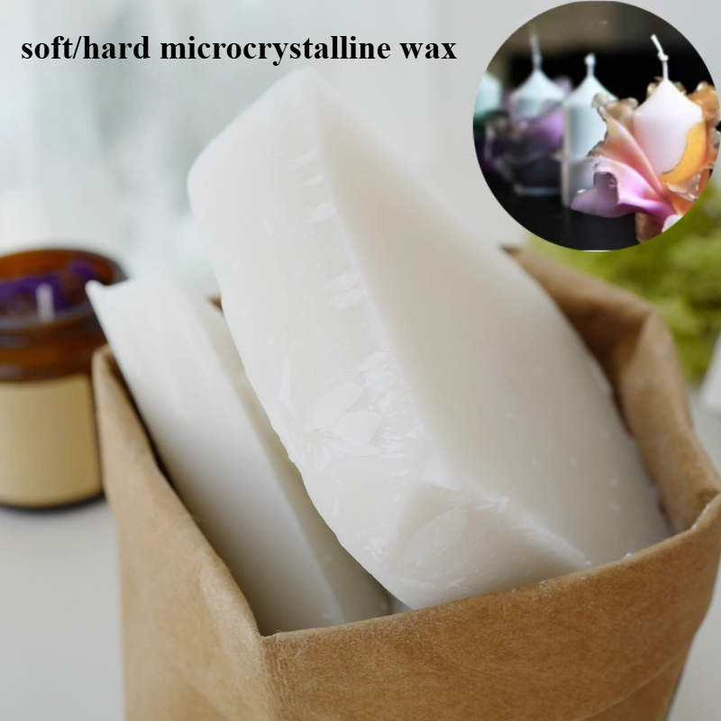 Candle Making Raw Material - 200 グラム/バッグソフト/ハード微結晶ワックス固体ブロック添加剤 DIY アロマセラピー装飾キャンドル製造接着剤原料