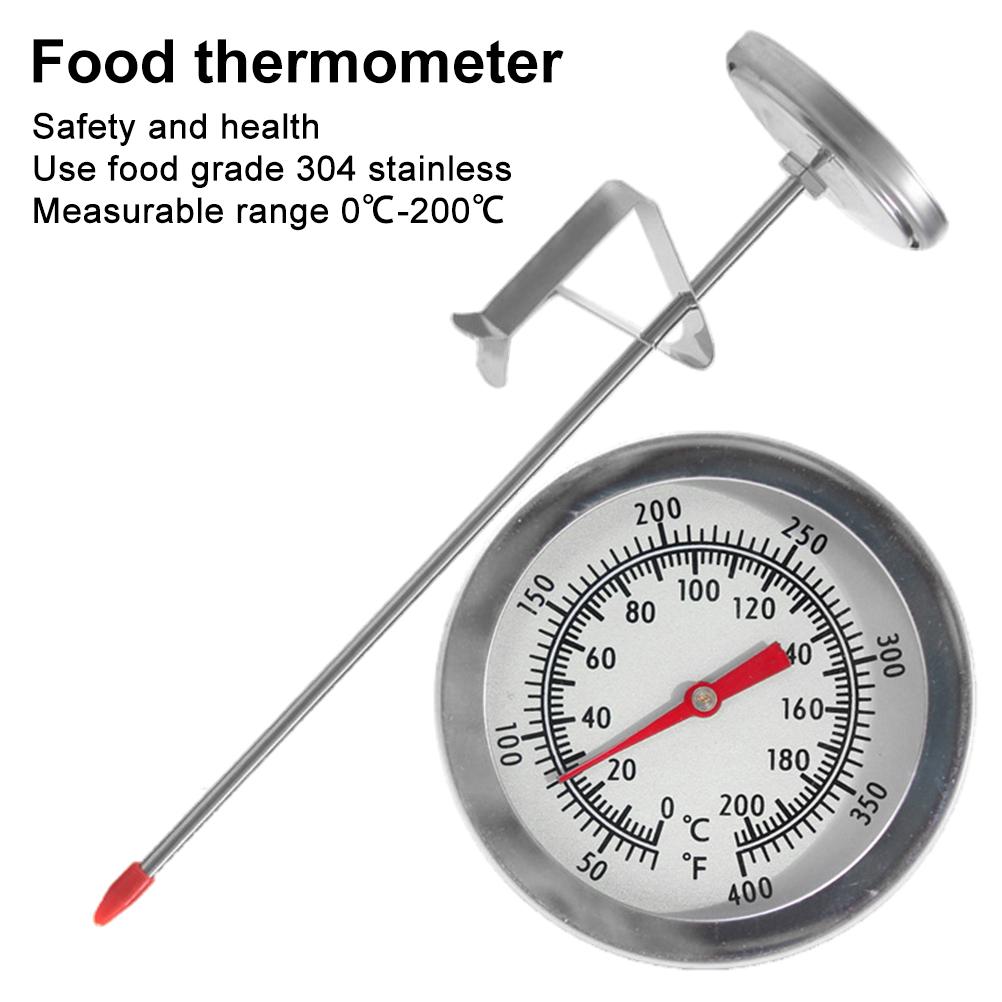 Thermometer Candy Candle - 調理用温度計 丈夫で安全なフライ油温度計 読みやすいステンレス鋼 グリル用 キャンディーキャンドル作り ベーキング用