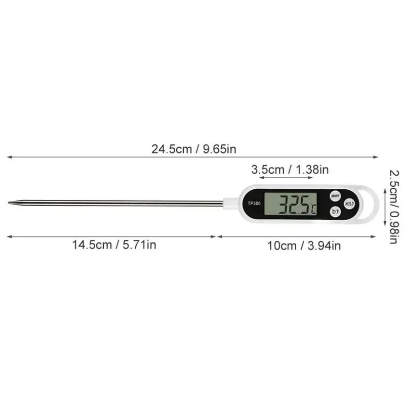 デジタル肉用温度計、調理用キッチンBBQプローブ、インスタン - Thermometer Candy Candle のレビューと価格