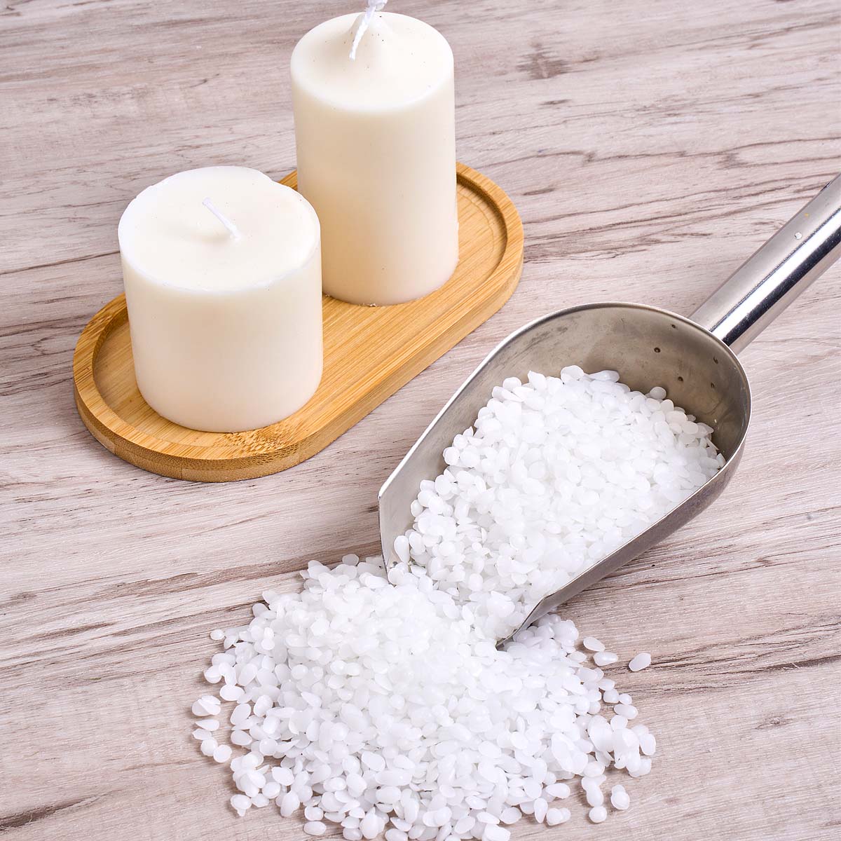 白い蜜蝋純粋な天然粒状バッグ DIY キャンドル作り材料無臭 - Candle Making Raw Material のレビューと価格