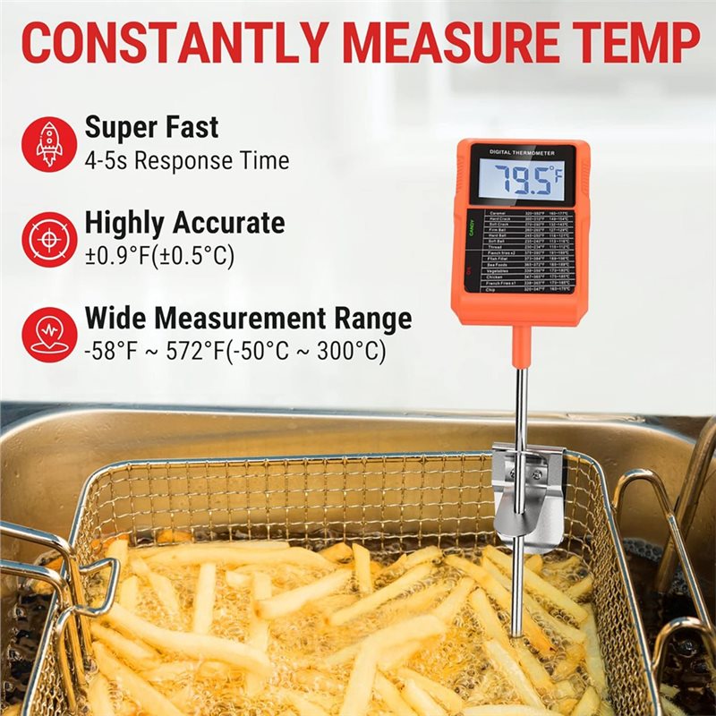 TP510防水デジタルキャンディ温度計（キャンドル用）、8. - Thermometer Candy Candle のレビューと価格