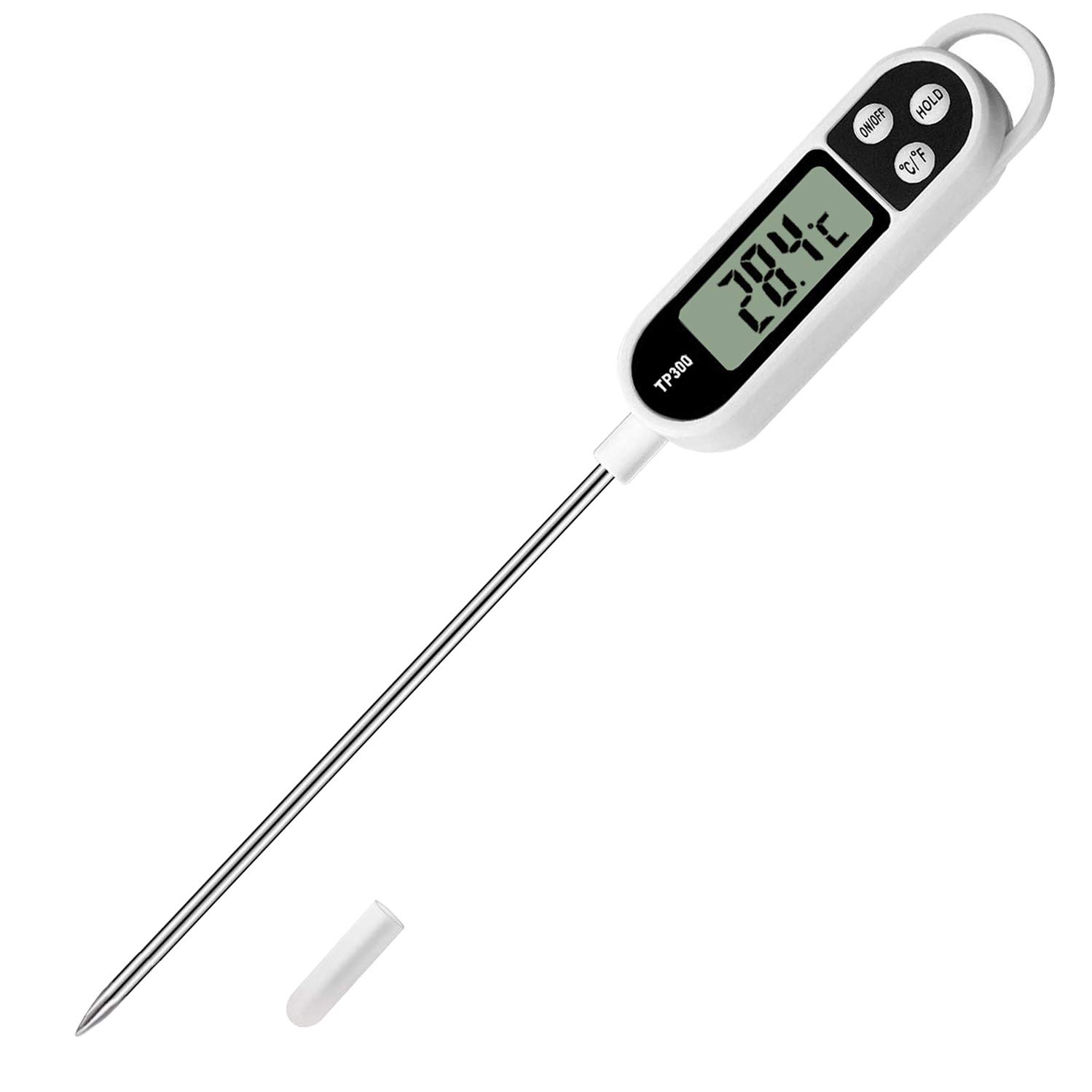 デジタル肉用温度計、キッチンBBQ用、長尺プローブ付きインス - Thermometer Candy Candle のレビューと価格