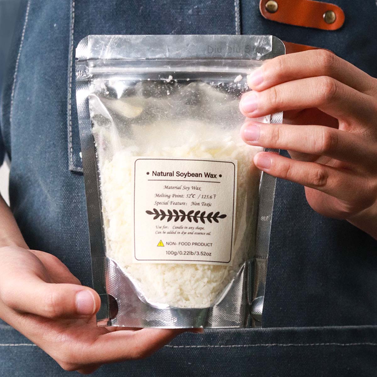 100/250/500/1000 グラム天然大豆ワックスフレ - Candle Making Raw Material のレビューと価格