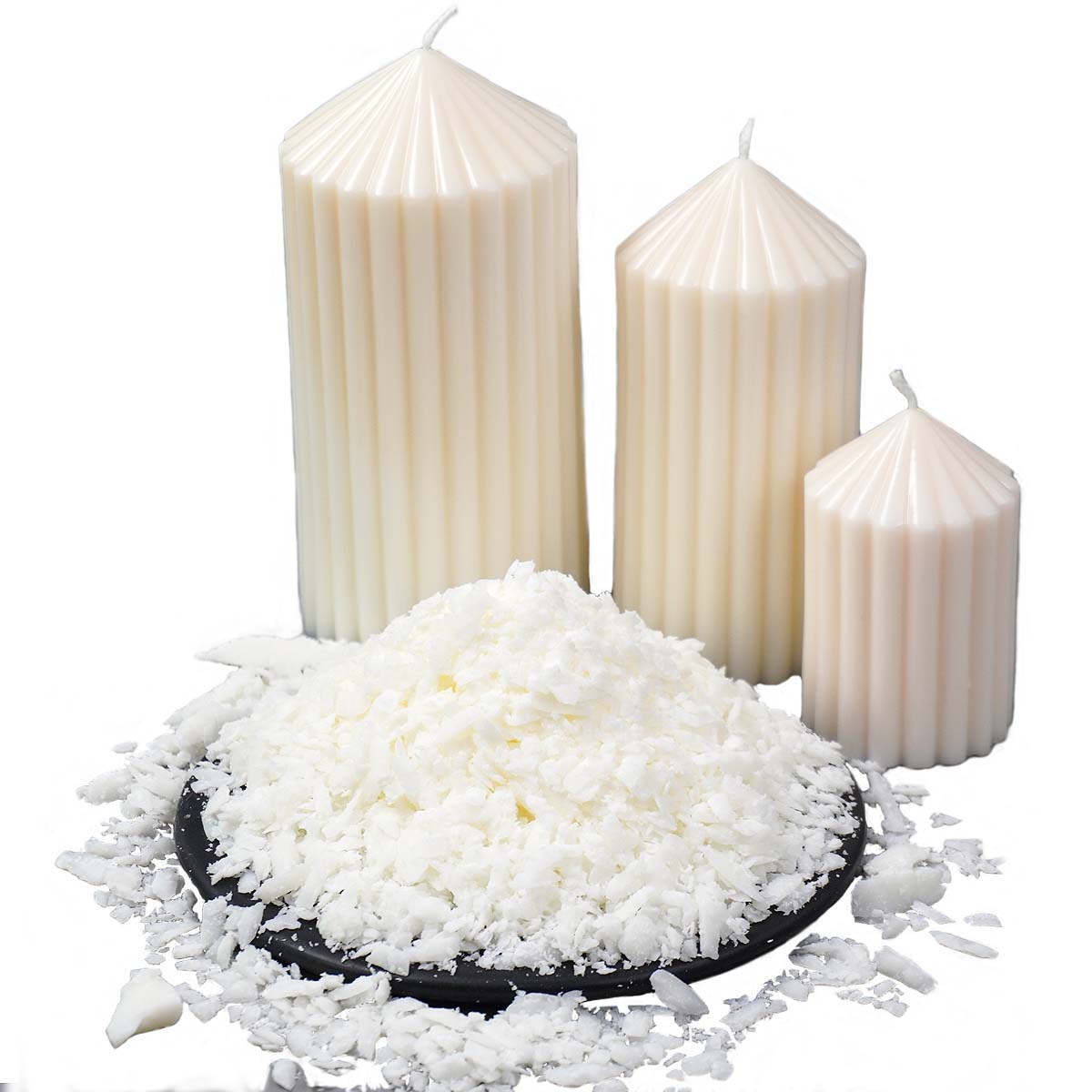 100/250/500/1000 グラム天然大豆ワックスフレ - Candle Making Raw Material のレビューと価格
