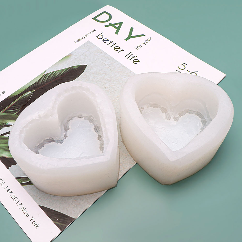 楽しいハートケーキ型キャンドルシリコーン型 DIY 手作り石 - Candle Making Gel Wax のレビューと価格