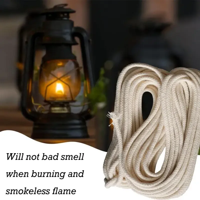 2-8mm コットンオイルランプ芯線 ガラスバーナー用、3/ - Candle Making Raw Material のレビューと価格