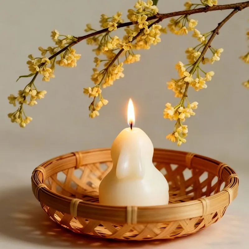 2026年新作 ウサギの香り付きキャンドルシリコンモールド  - Candle Making Gel Wax のレビューと価格