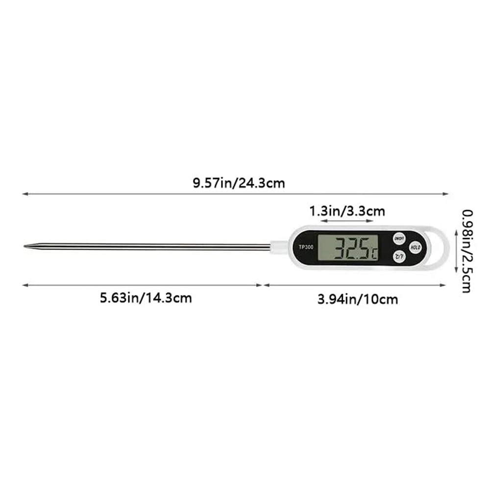 デジタル肉食品温度計調理用キッチンバーベキュープローブインス - Thermometer Candy Candle のレビューと価格